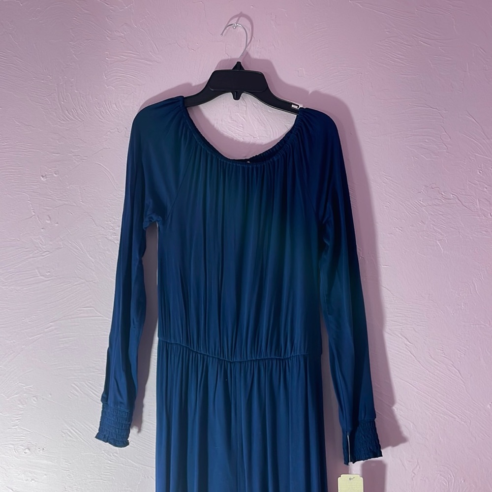 Navy Blue Girls jumpsuit.